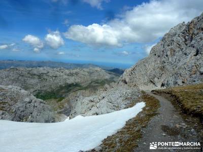 Picos de Europa-Naranjo Bulnes(Urriellu);Puente San Isidro; senda del oso nacimiento del rio mundo